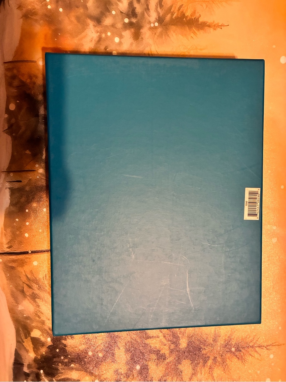 Blue Patterned Decorative Storage Box by - Picture 2 of 6